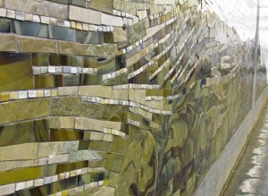 NYC Subway bedrock mosaic