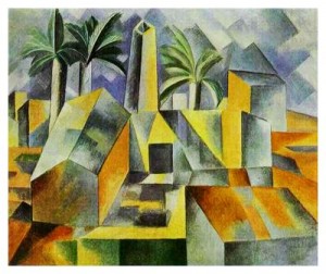 Factory, Horta de Ebbo (oil on canvas, 1909)