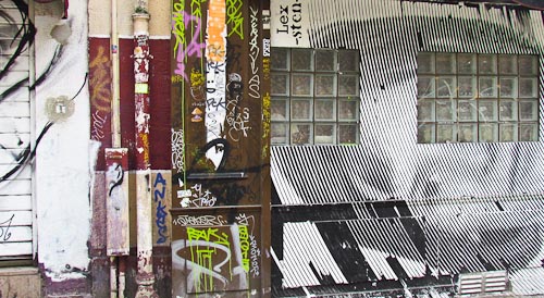Paris patchwork wall wide 4tlr
