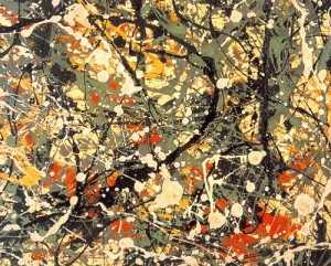pollock number 8. 1949 oil, enamel jpg